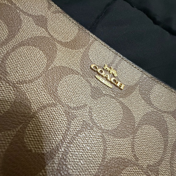 Coach Brown Wristlet Wallet - Picture 3 of 8